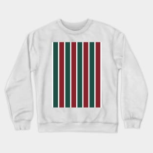 Fluminense Classic Red and Green Stripes Crewneck Sweatshirt